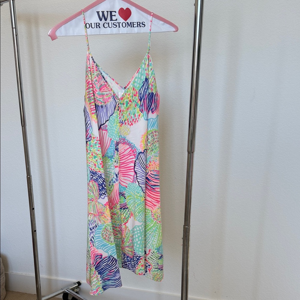 Lilly Pulitzer Clara Silk Dress Roar of the Seas
